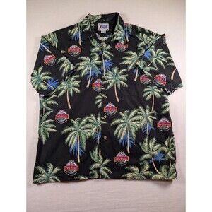 Vintage Reyn Spooner  XXL 2005 NFL Pro Bowl Black Hawaiian Shirt RARE